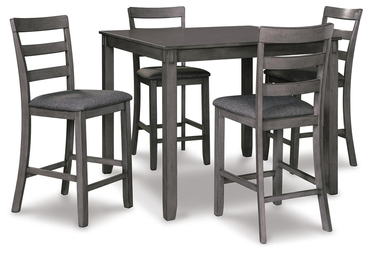 Bridson Counter Height Dining Table and Bar Stools (Set of 5) - Jack’s Furniture and More (Laredo, TX)