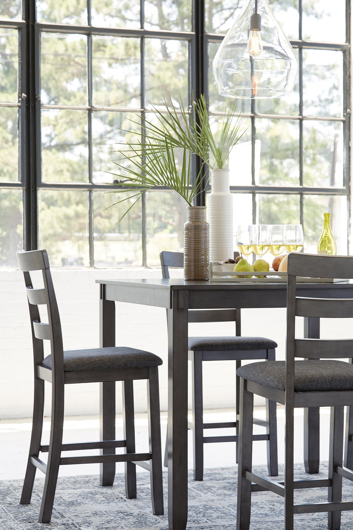 Bridson Counter Height Dining Table and Bar Stools (Set of 5) - Jack’s Furniture and More (Laredo, TX)