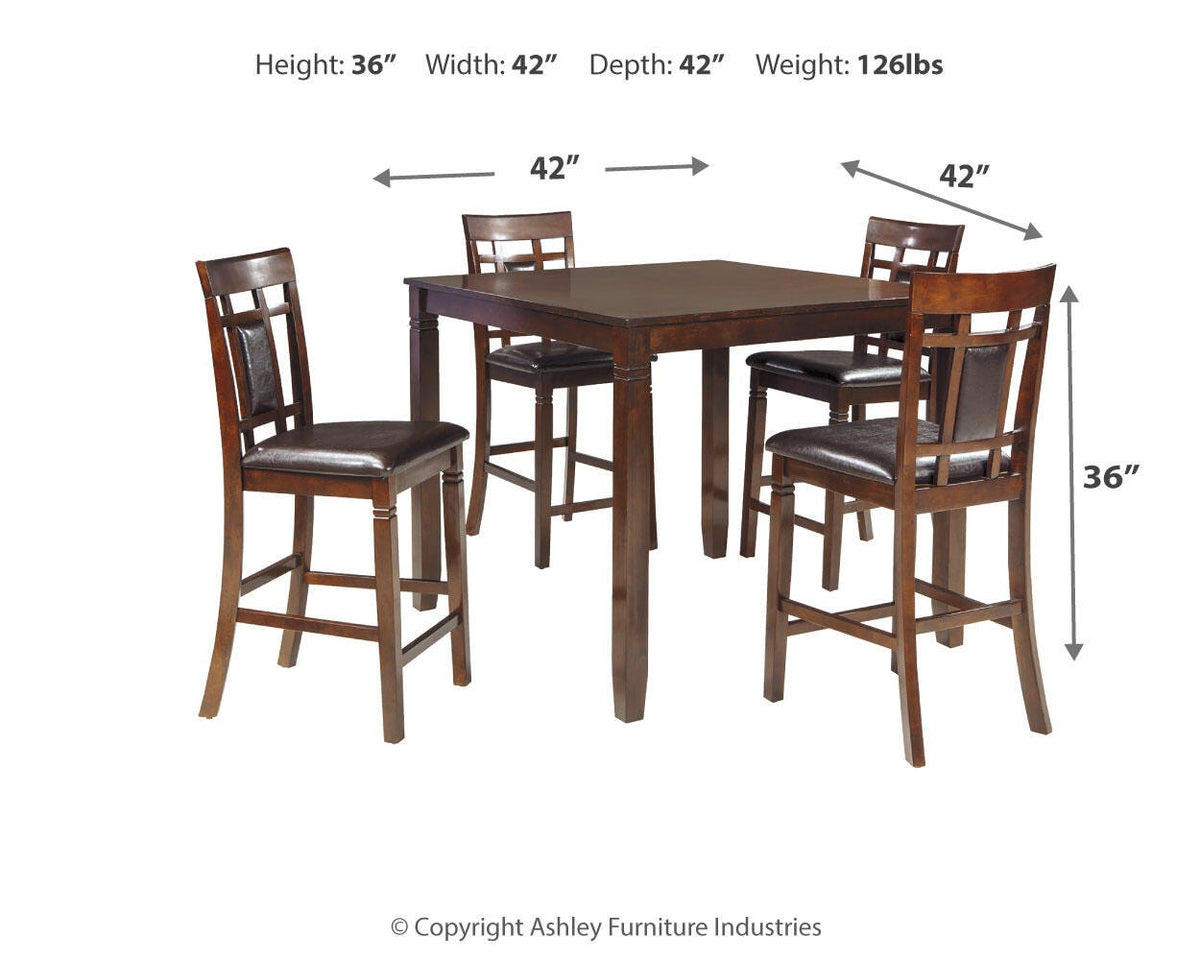Bennox Counter Height Dining Table and Bar Stools (Set of 5) - Jack’s Furniture and More (Laredo, TX)