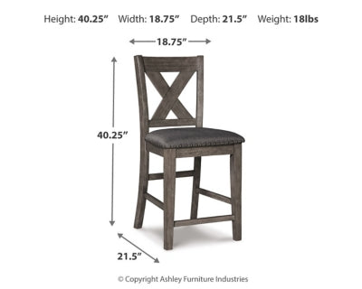Caitbrook Counter Height Upholstered Bar Stool - Jack’s Furniture and More (Laredo, TX)