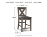 Caitbrook Counter Height Upholstered Bar Stool - Jack’s Furniture and More (Laredo, TX)
