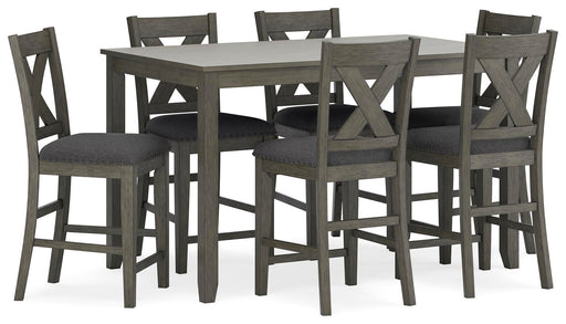 Caitbrook Counter Height Dining Table and Bar Stools (Set of 7) - Jack’s Furniture and More (Laredo, TX)