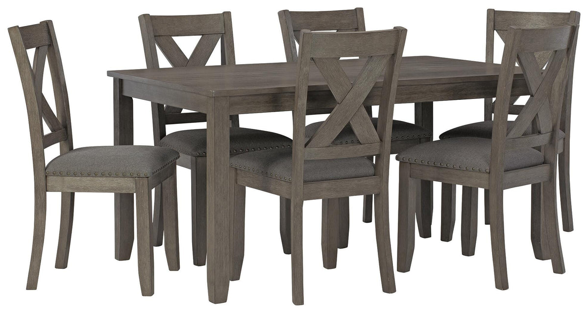 Caitbrook Dining Table and Chairs (Set of 7) - Jack’s Furniture and More (Laredo, TX)
