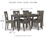 Caitbrook Dining Table and Chairs (Set of 7) - Jack’s Furniture and More (Laredo, TX)