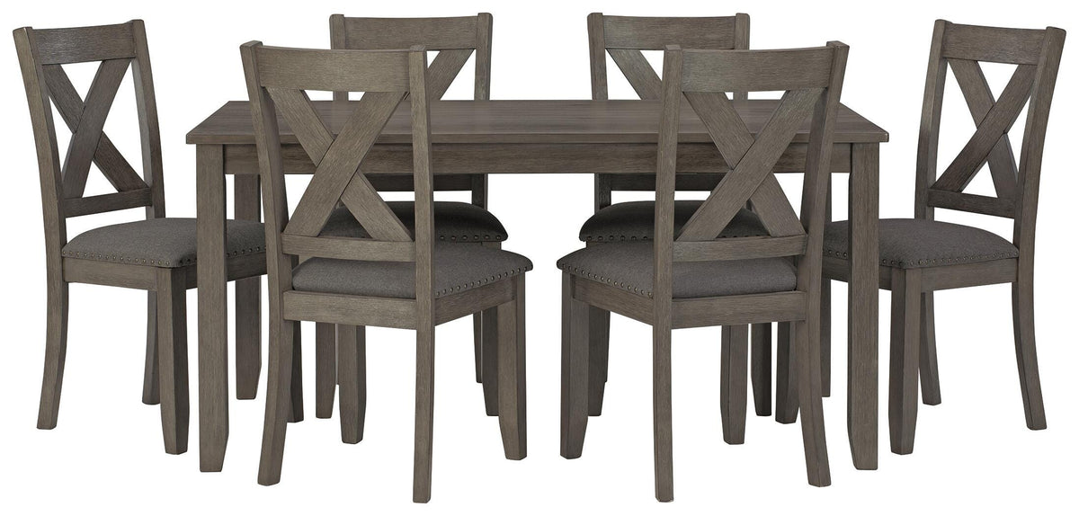 Caitbrook Dining Table and Chairs (Set of 7) - Jack’s Furniture and More (Laredo, TX)