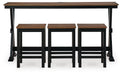 Wildenauer Counter Height Dining Table and 3 Barstools Set - Jack’s Furniture and More (Laredo, TX)
