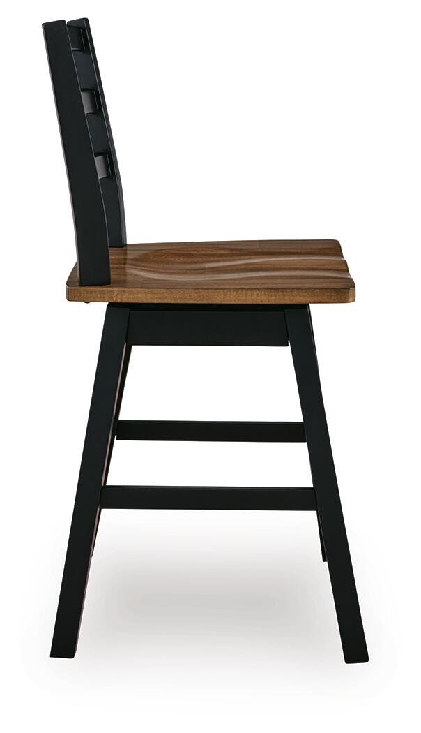 Wildenauer Counter Height Swivel Barstool - Jack’s Furniture and More (Laredo, TX)
