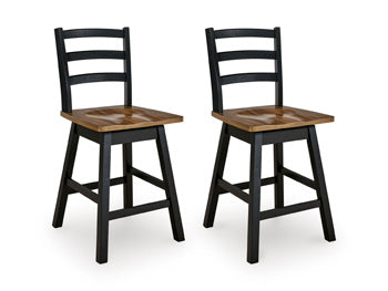 Wildenauer Counter Height Swivel Barstool - Jack’s Furniture and More (Laredo, TX)
