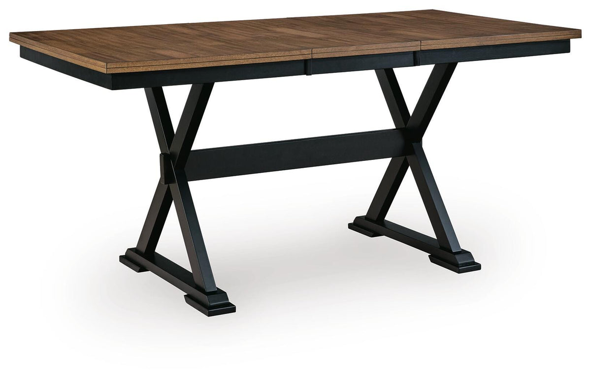 Wildenauer Counter Height Butterfly Extension Table - Jack’s Furniture and More (Laredo, TX)