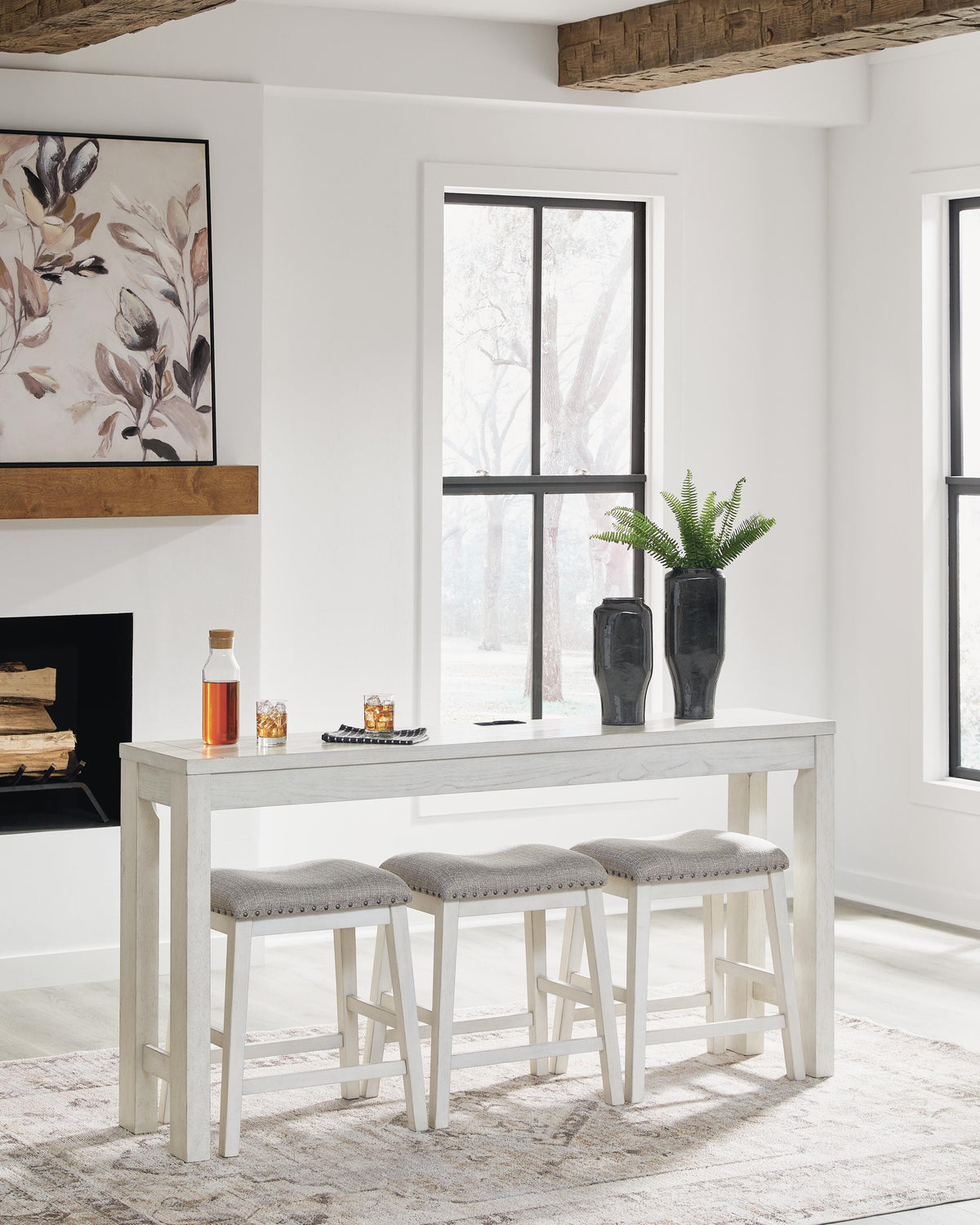 Robbinsdale Counter Height Dining Table and 3 Barstools Set - Jack’s Furniture and More (Laredo, TX)