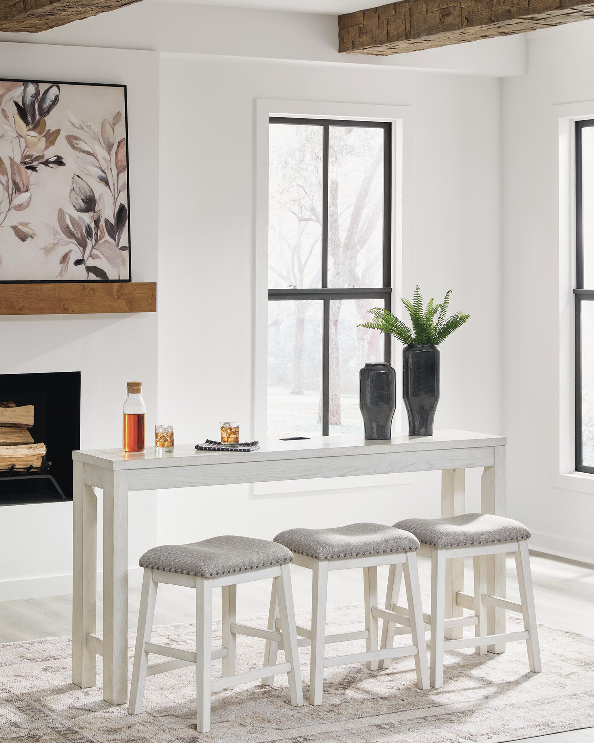 Robbinsdale Counter Height Dining Table and 3 Barstools Set - Jack’s Furniture and More (Laredo, TX)