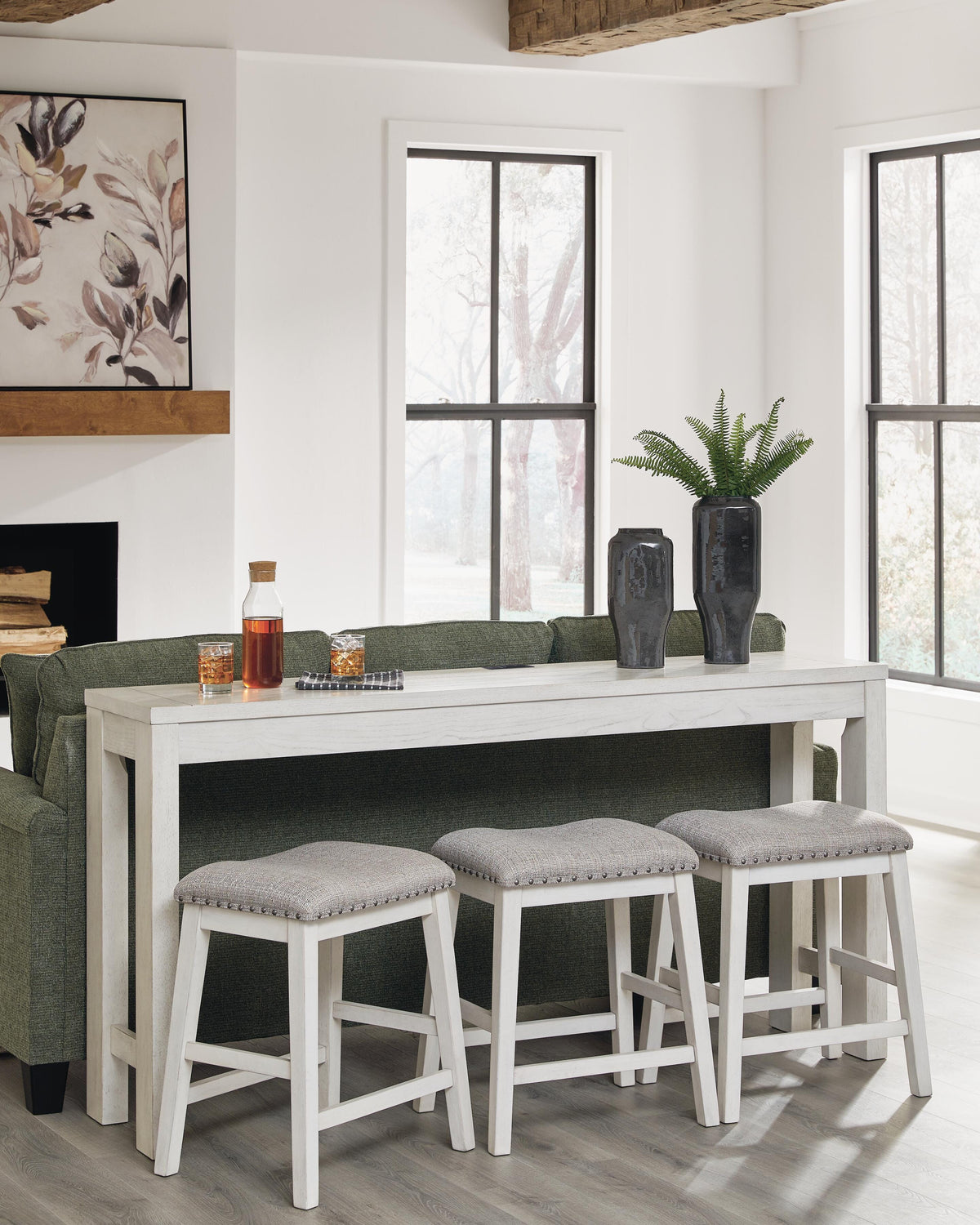 Robbinsdale Counter Height Dining Table and 3 Barstools Set - Jack’s Furniture and More (Laredo, TX)