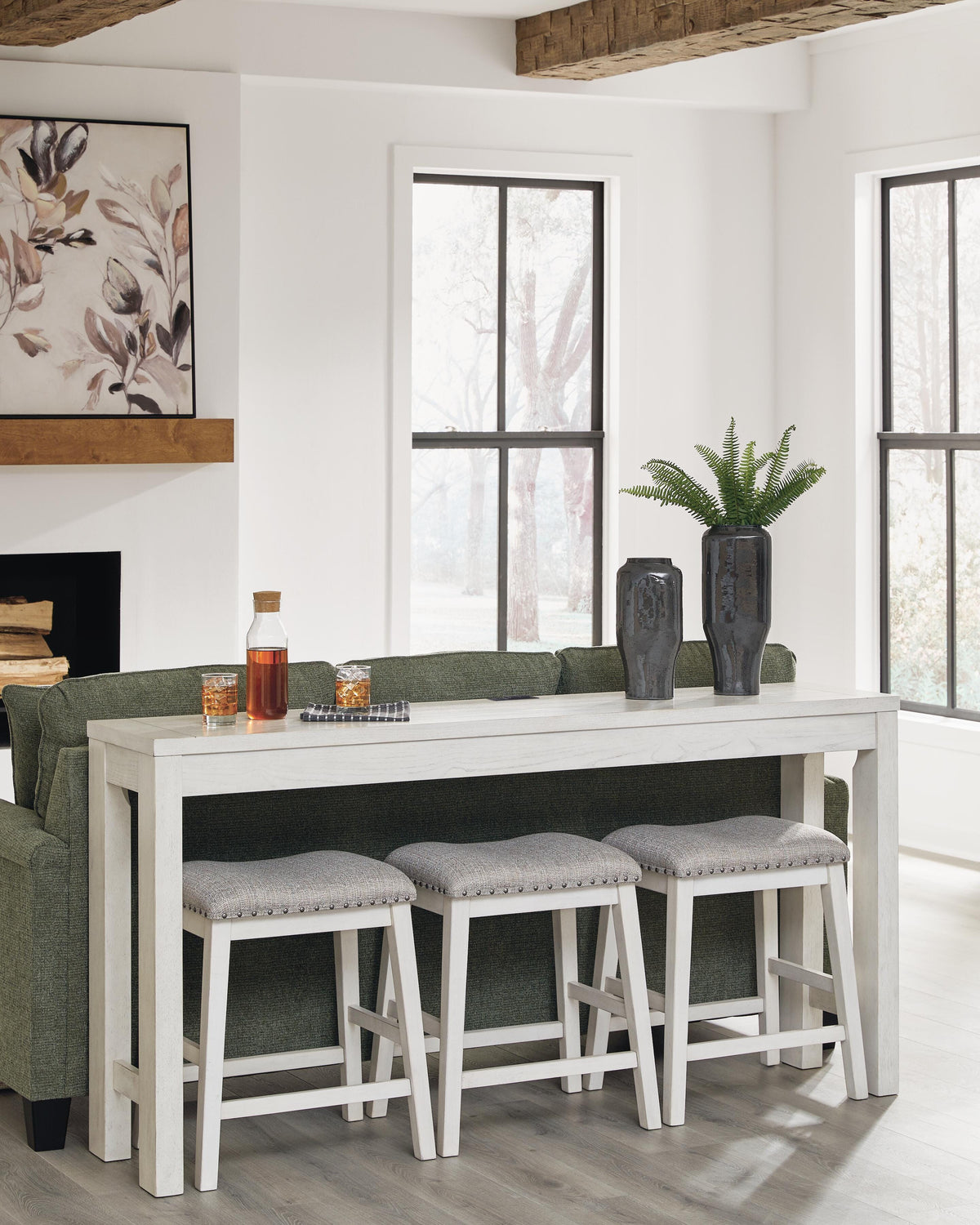 Robbinsdale Counter Height Dining Table and 3 Barstools Set - Jack’s Furniture and More (Laredo, TX)