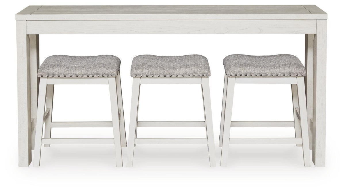 Robbinsdale Counter Height Dining Table and 3 Barstools Set - Jack’s Furniture and More (Laredo, TX)