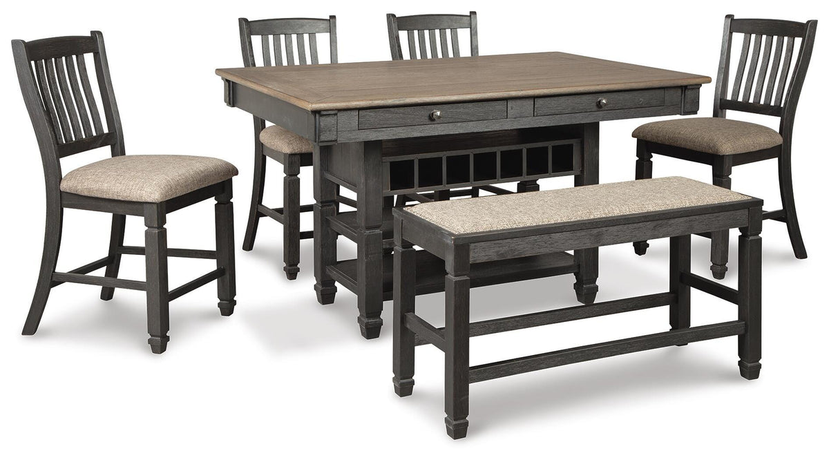 Tyler Creek Counter Height Dining Set - Jack’s Furniture and More (Laredo, TX)