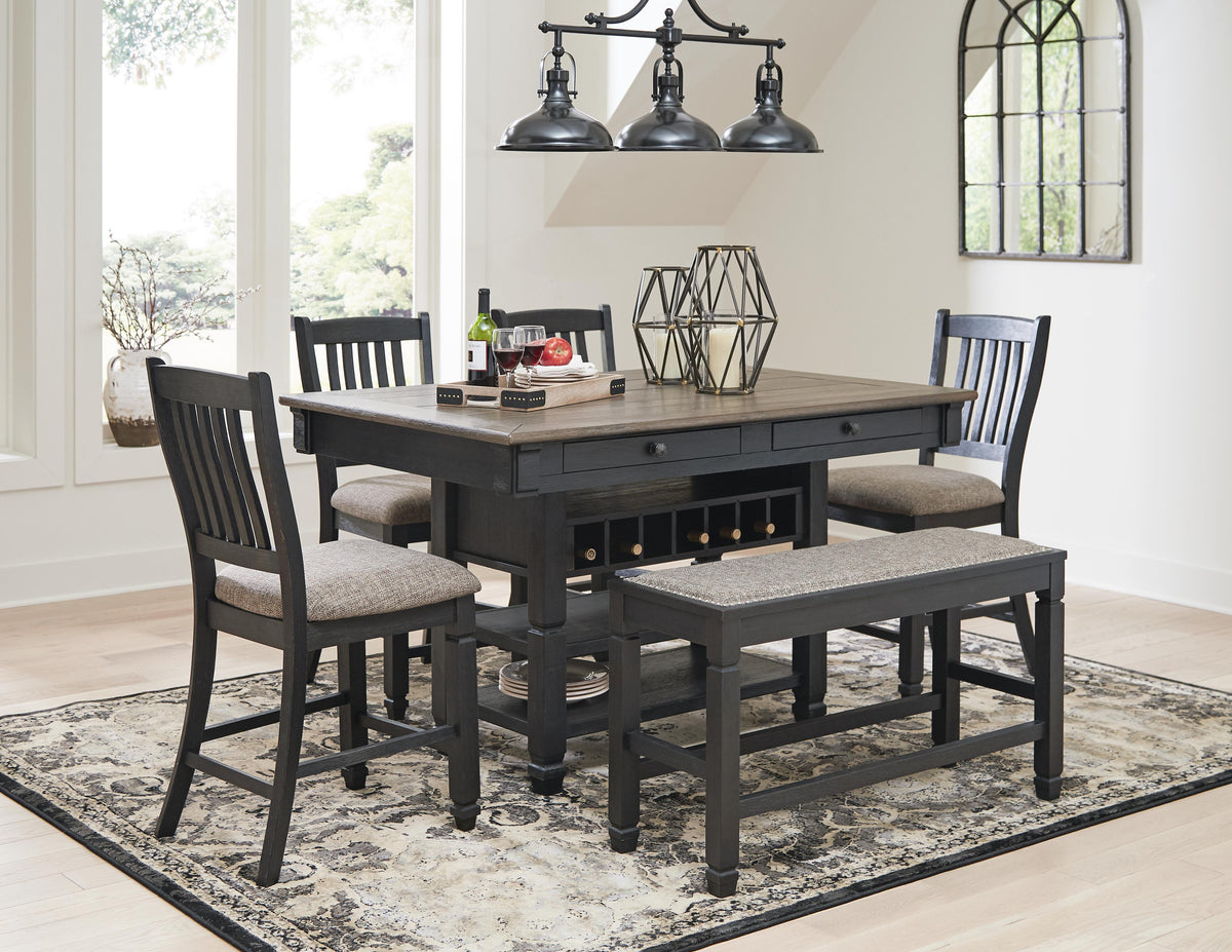 Tyler Creek Counter Height Dining Set - Jack’s Furniture and More (Laredo, TX)