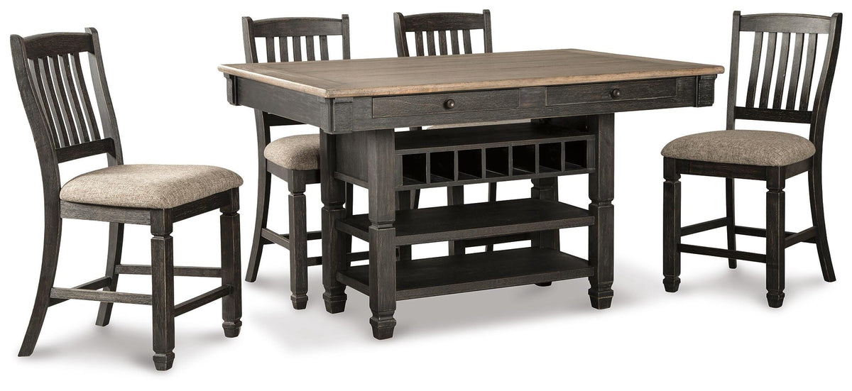 Tyler Creek Counter Height Dining Set - Jack’s Furniture and More (Laredo, TX)