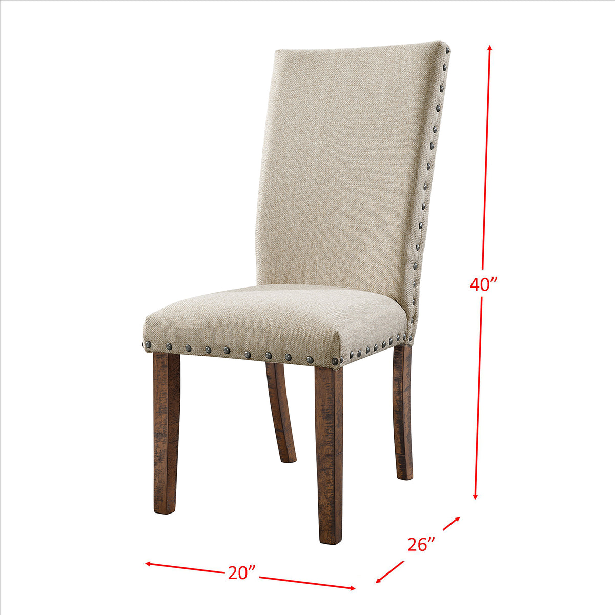 Jax 6pc Dining Set- Table 4 Upholstered Side Chairs & Bench - Jack’s Furniture and More (Laredo, TX)