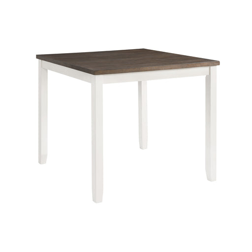 Martin 5pc Counter Set (Dark Brown Top - White Base) - Jack’s Furniture and More (Laredo, TX)