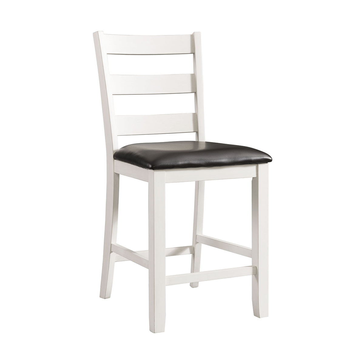 Martin 5pc Counter Set (Dark Brown Top - White Base) - Jack’s Furniture and More (Laredo, TX)
