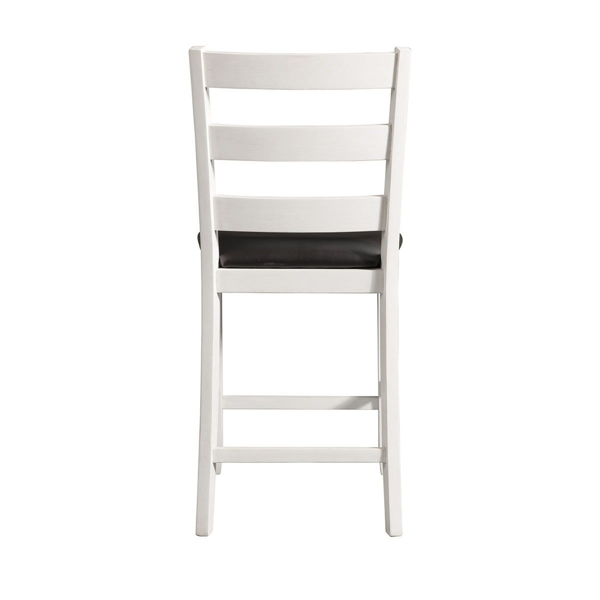 Martin 5pc Counter Set (Dark Brown Top - White Base) - Jack’s Furniture and More (Laredo, TX)
