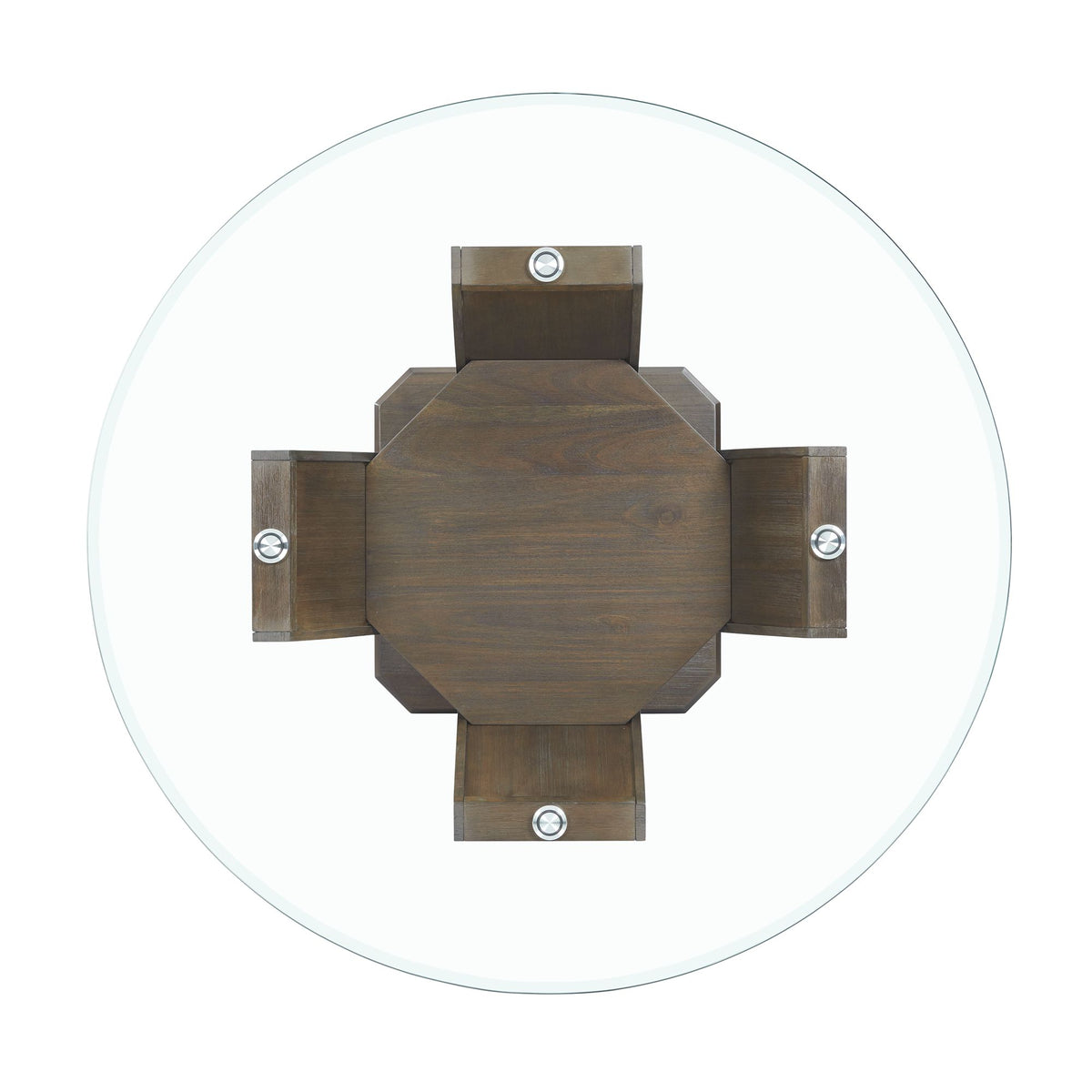 Dapper Round Counter Height Dining Table in Walnut - Jack’s Furniture and More (Laredo, TX)