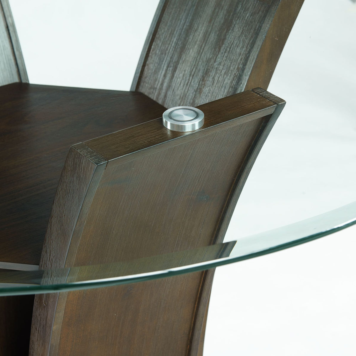 Dapper Round Counter Height Dining Table in Walnut - Jack’s Furniture and More (Laredo, TX)