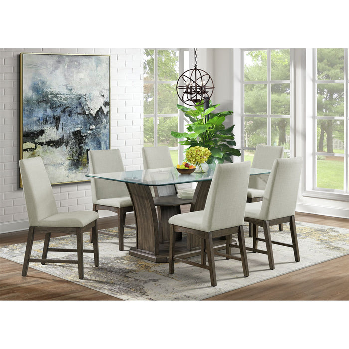 Dapper Grey Rectangular Dining Table - Jack’s Furniture and More (Laredo, TX)