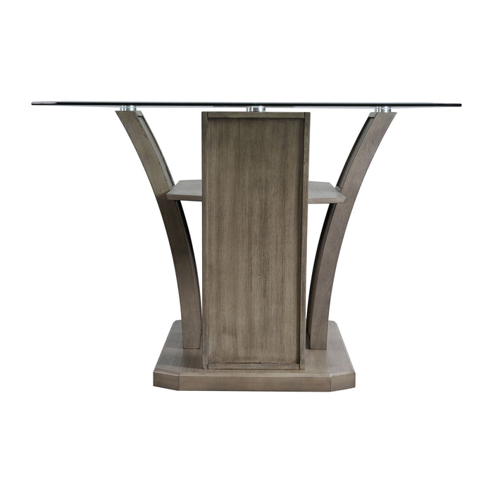 Dapper Grey Rectangular Dining Table - Jack’s Furniture and More (Laredo, TX)