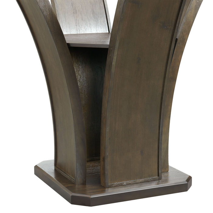 Dapper Grey Round Counter Table - Jack’s Furniture and More (Laredo, TX)