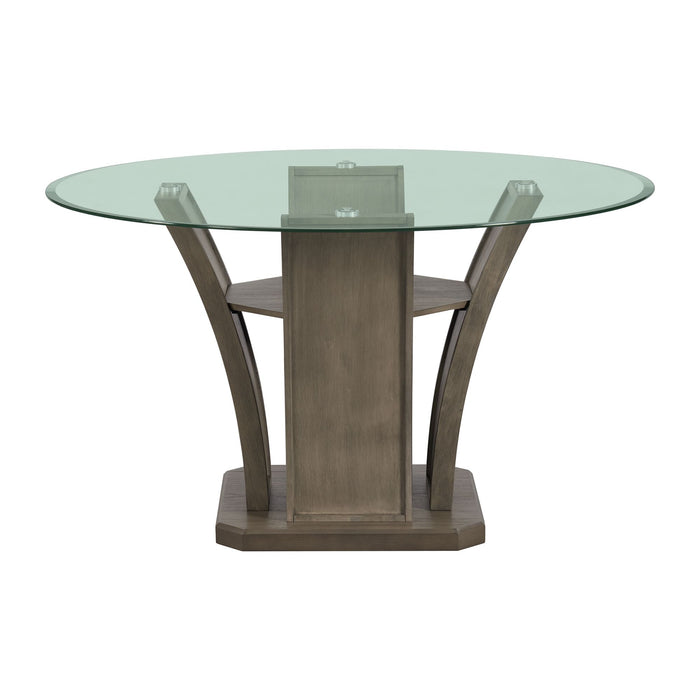 Dapper Grey Round Dining Table - Jack’s Furniture and More (Laredo, TX)