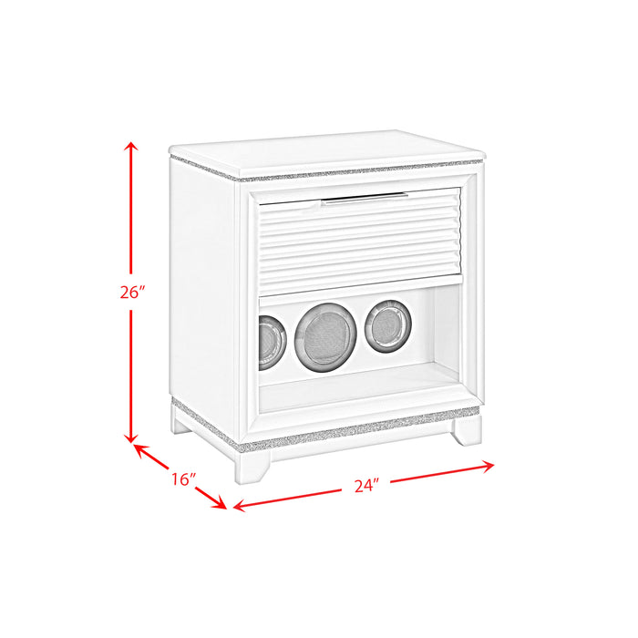 Denmark UPH Bedroom Set with Lights - Jack’s Furniture and More (Laredo, TX)