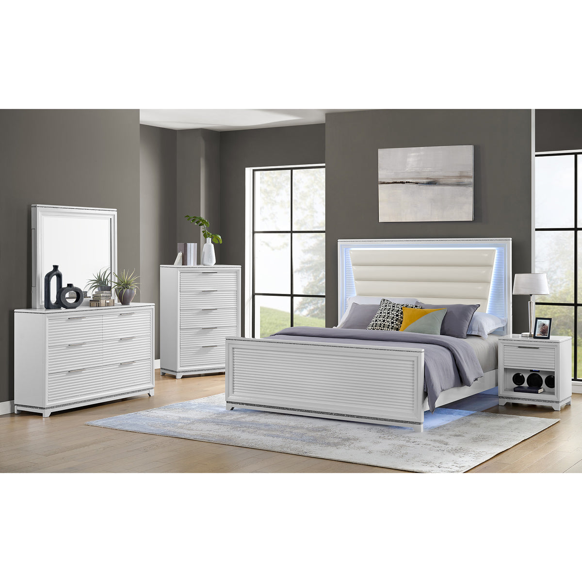 Denmark 6-Drawer Dresser in White - Jack’s Furniture and More (Laredo, TX)