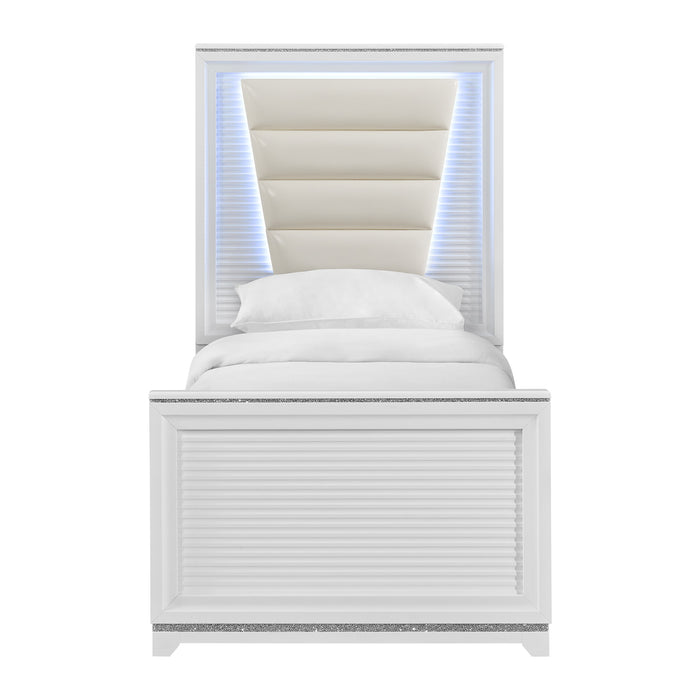 Denmark UPH Bed with Lights - Jack’s Furniture and More (Laredo, TX)