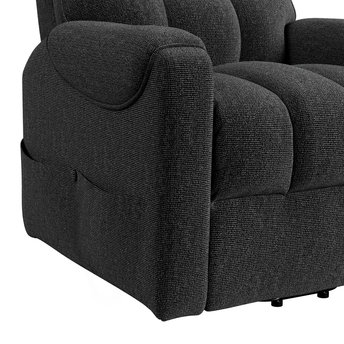 Desoto Power Lift Chair in Sahara Black - Jack’s Furniture and More (Laredo, TX)