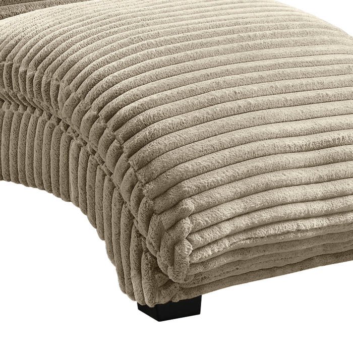 Dominick II Chaise in Masis Taupe - Jack’s Furniture and More (Laredo, TX)