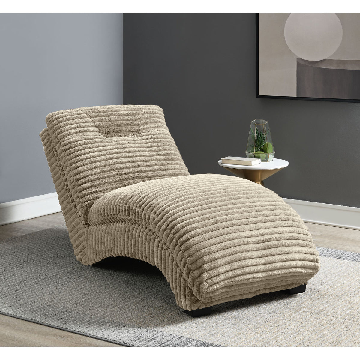 Dominick II Chaise in Masis Taupe - Jack’s Furniture and More (Laredo, TX)