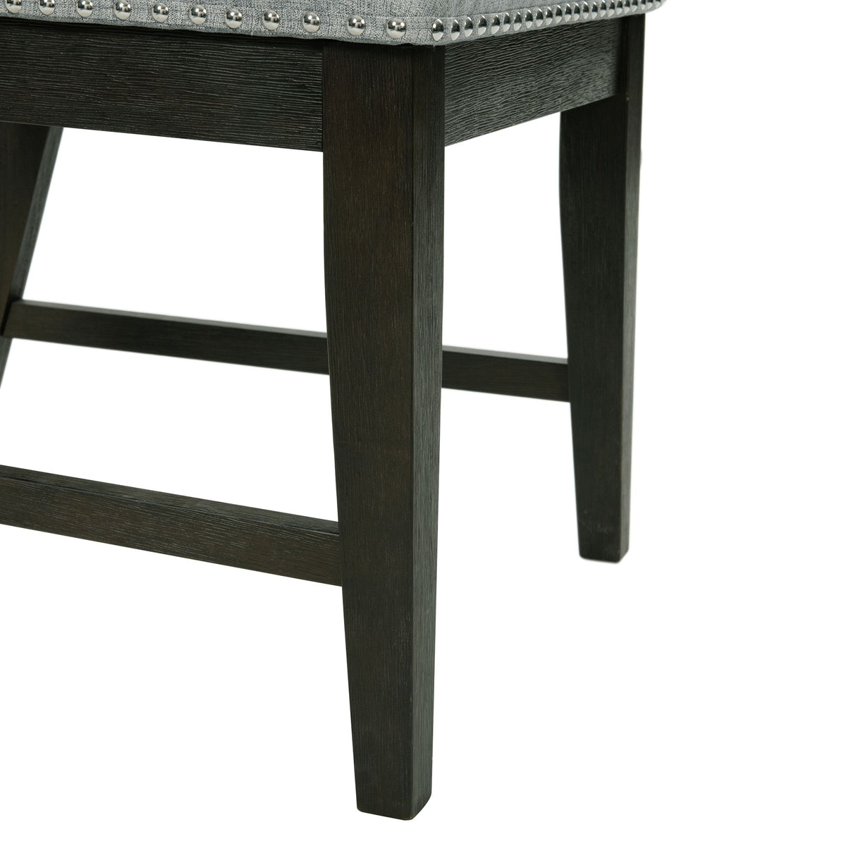 Donovan 7PC Standard Height Dining Set-Table, Four Side Chairs & Two Arm Chairs in Gray - Jack’s Furniture and More (Laredo, TX)