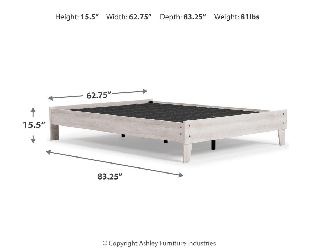 Shawburn Queen Platform Bed - Jack’s Furniture and More (Laredo, TX)