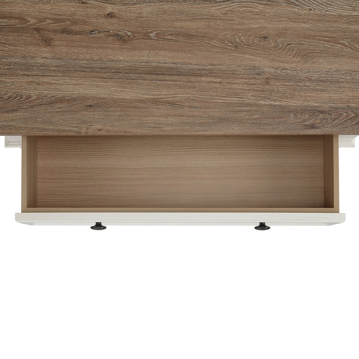 Eastwood Youth 5-Drawer Chest in Brown and Off-White - Jack’s Furniture and More (Laredo, TX)