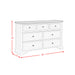 Eastwood Youth 7-Drawer Dresser in Brown and Off-White - Jack’s Furniture and More (Laredo, TX)