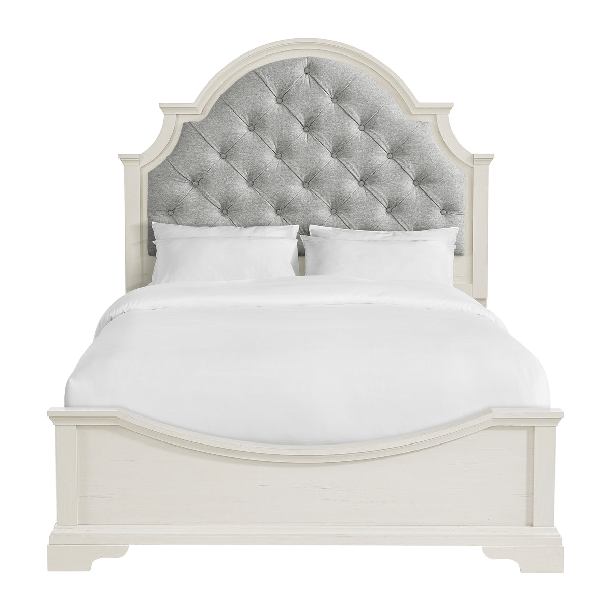 Eastwood Youth UPH Bed in Off-White - Jack’s Furniture and More (Laredo, TX)