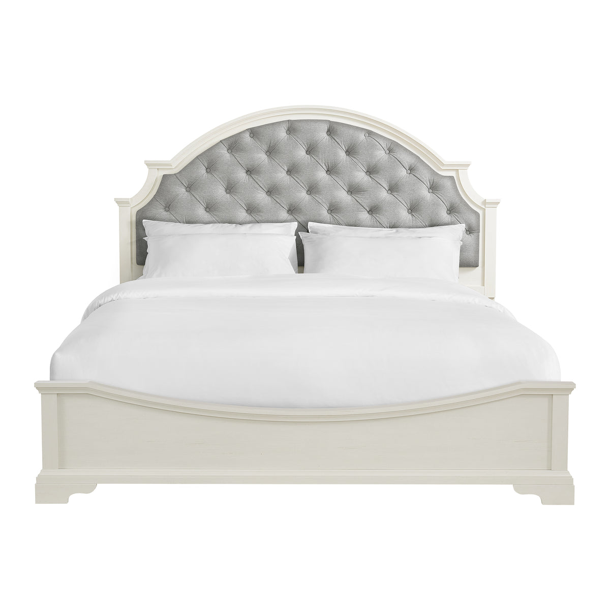 Eastwood Youth UPH Bed in Off-White - Jack’s Furniture and More (Laredo, TX)