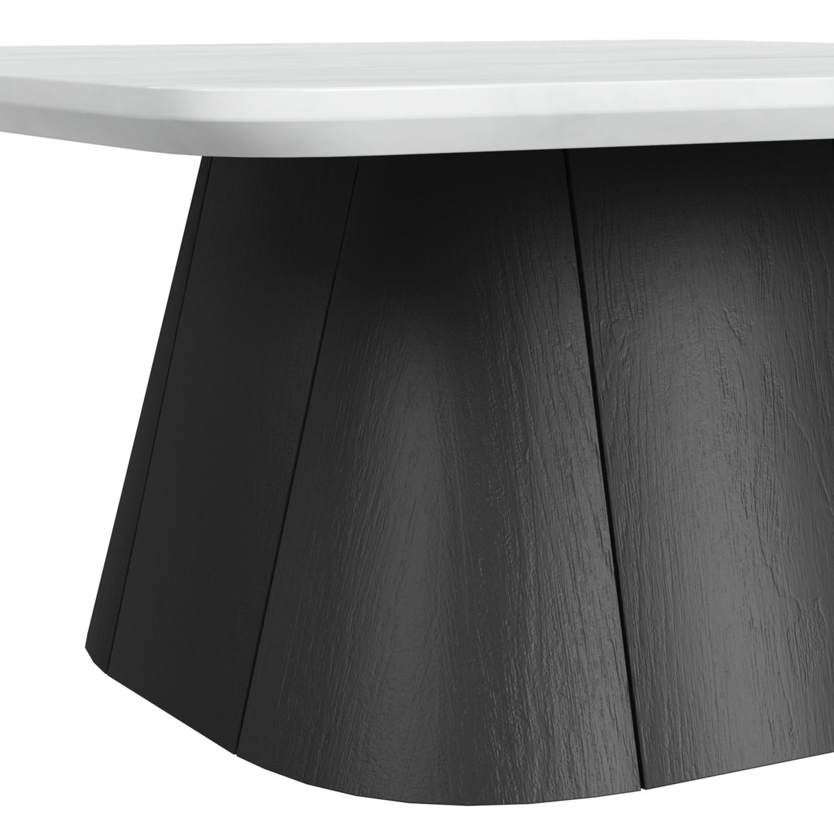 Edison 2PC Occasional Table Set in White and Black-Coffee Table & End Table - Jack’s Furniture and More (Laredo, TX)