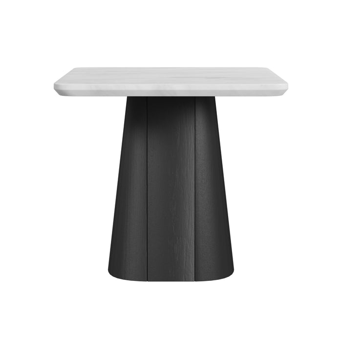 Edison End Table in White and Black - Jack’s Furniture and More (Laredo, TX)