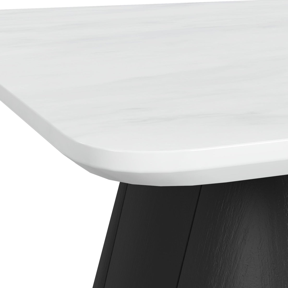 Edison 2PC Occasional Table Set in White and Black-Coffee Table & End Table - Jack’s Furniture and More (Laredo, TX)