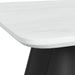 Edison End Table in White and Black - Jack’s Furniture and More (Laredo, TX)