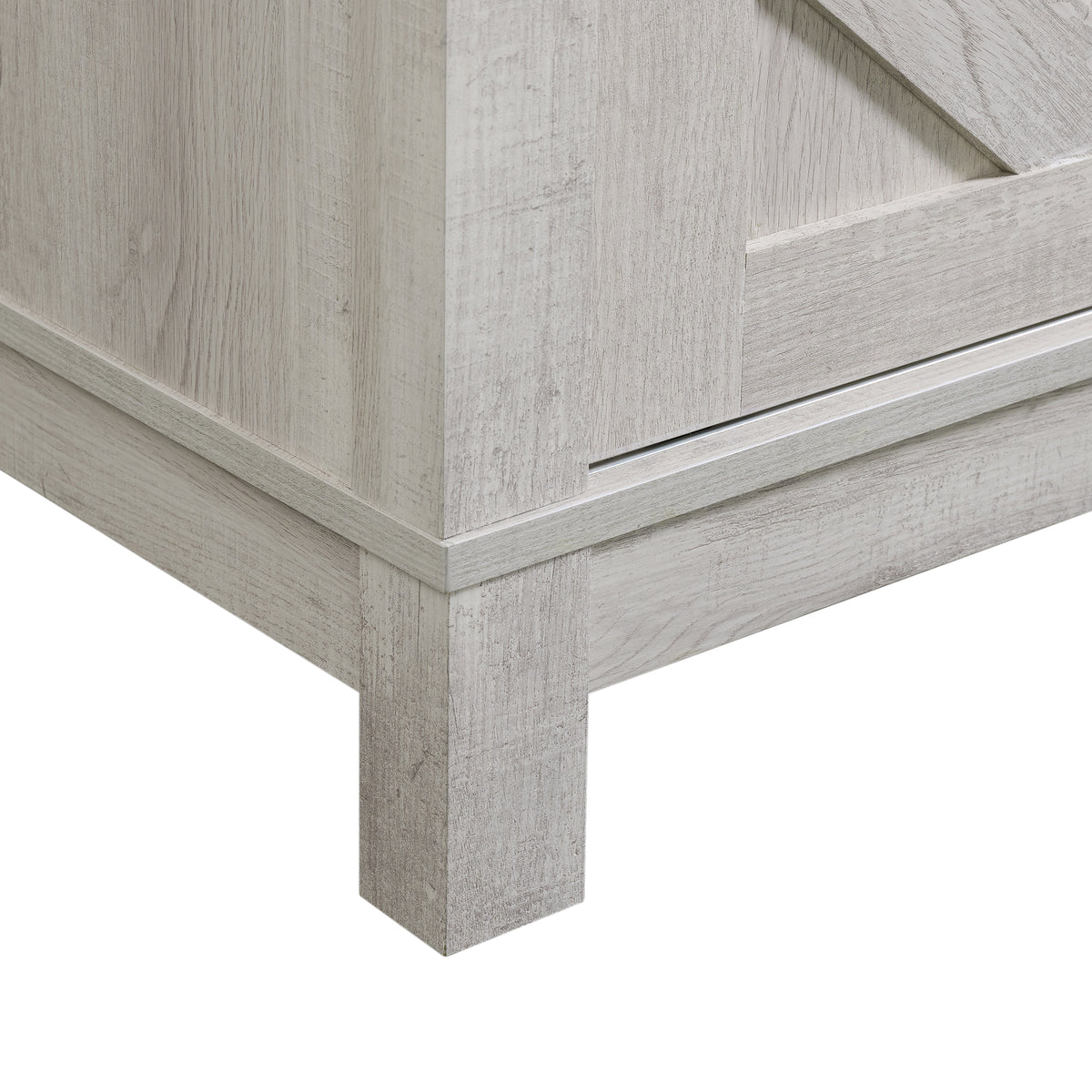 Eleanor 70" TV Stand with Sliding Door in White - Jack’s Furniture and More (Laredo, TX)