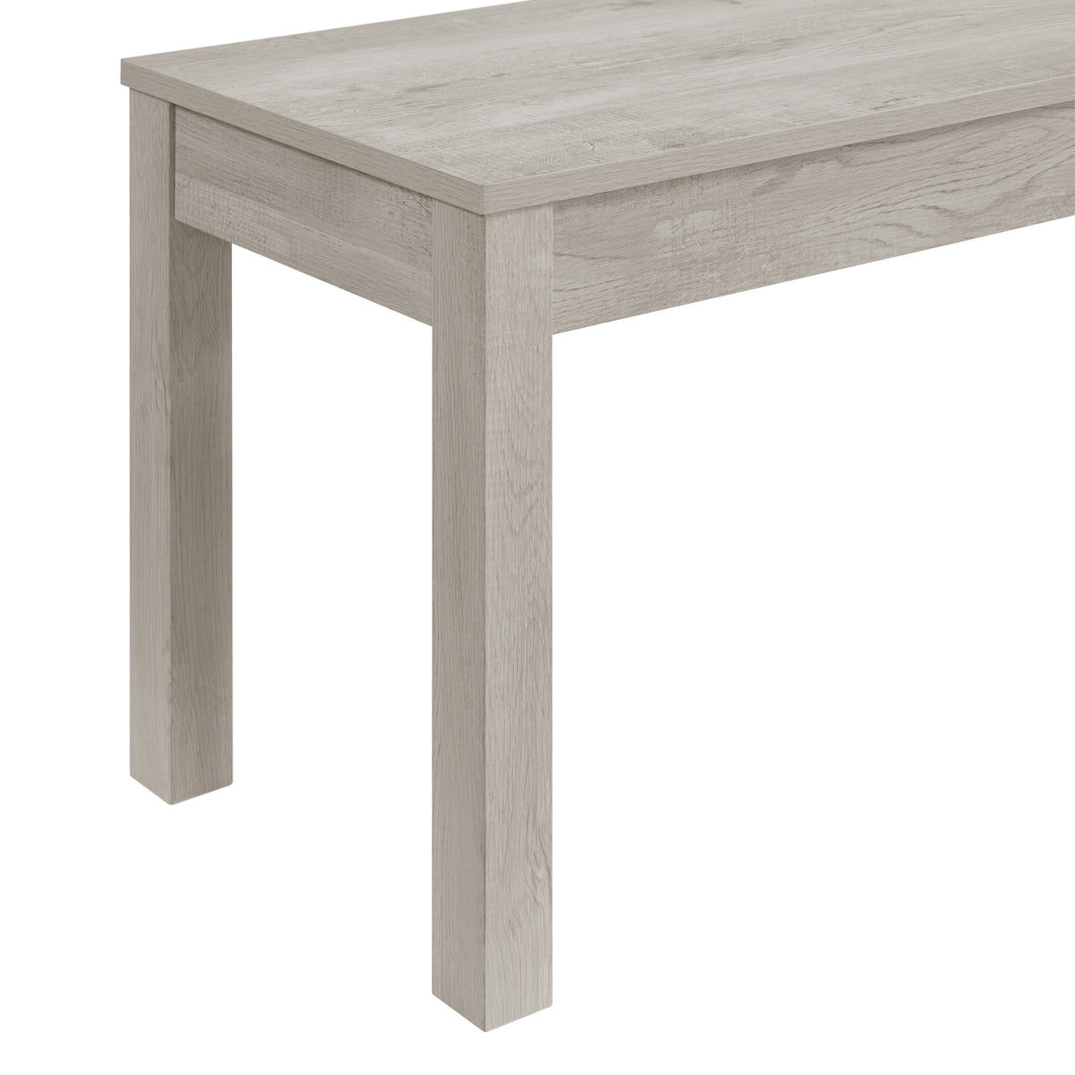 Eleanor Standard Height Dining Set in White-Rectangular Table and Four Chairs
