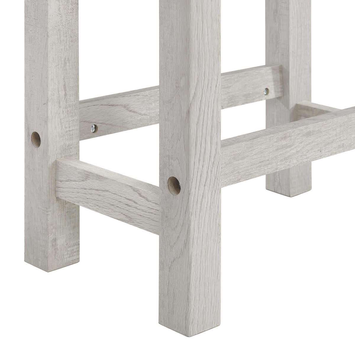 Eleanor Bar Table Single Pack (1 Tables + 3 Stools) in White - Jack’s Furniture and More (Laredo, TX)